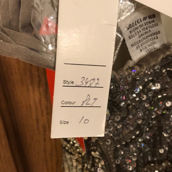 Shail K. Hand beaded cocktail dress NWT - Picture 4 of 4